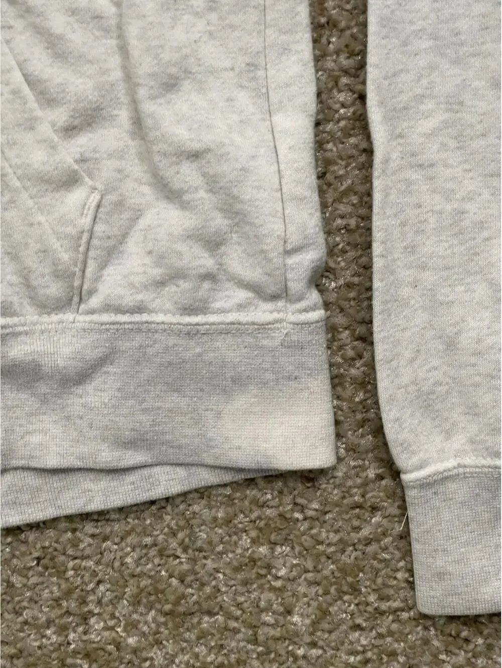 Nike cowl neck hooded sweatshirt womens size XS Stained
